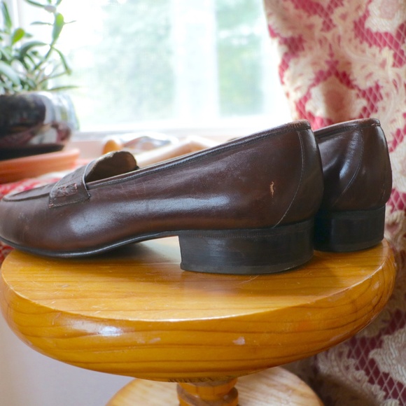 Vintage Botticelli Handmade Italian Leather Loafers main image 5
